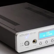 XDuoo XD-06 WM8741 24 бит/192 кГц USB/коаксиальный/оптический ЦАП Настольный усилитель для наушников