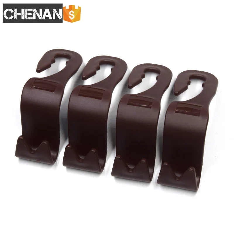 4 шт. автомобильные крючки спинки сиденья подголовник автомобиля вешалка
