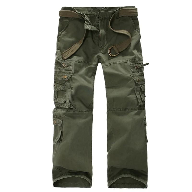 Мужские брюки карго, тактические, свободные, камуфляжные, армейские, военные, длинные штаны, мужские хлопковые брюки, мужские брюки, мужские, армейские брюки, размер 40 - Цвет: 4