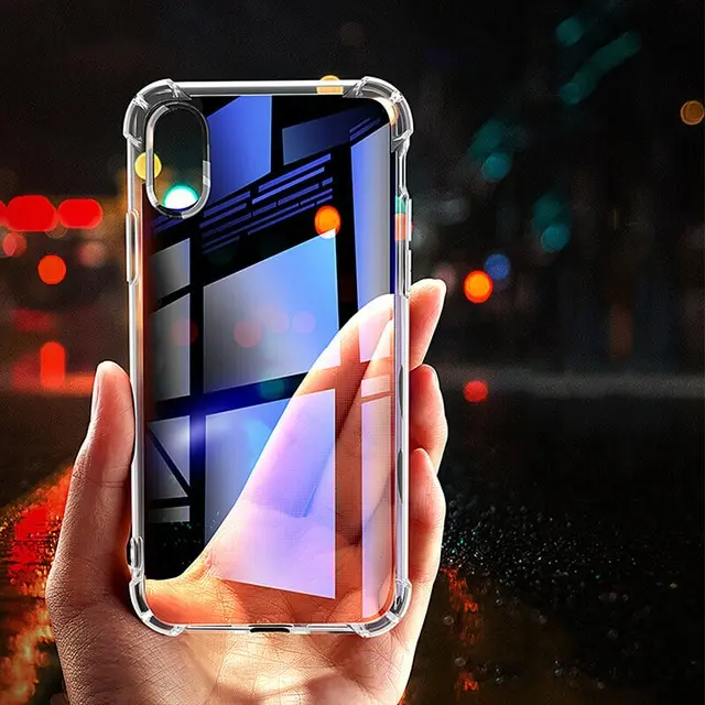 

For iphone 6 case Soft TPU Case for iPhone X xs max 6S Plus 7 8 Plus Transparent Phone protective Back Cover For Apple XR 5 SE
