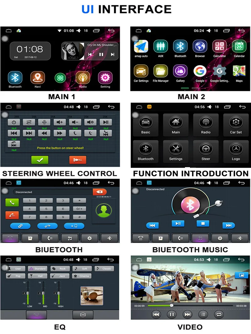 Perfect Funrover Android 8.0 2 din Car multimedia dvd player gps navi for Kia rio 2010 2010 audio video player radio tape recoreder wifi 15 Perfect Funrover Android 8.0 2 din Car multimedia dvd player gps navi for Kia rio 2010 2010 audio video player radio tape recoreder wifi 15