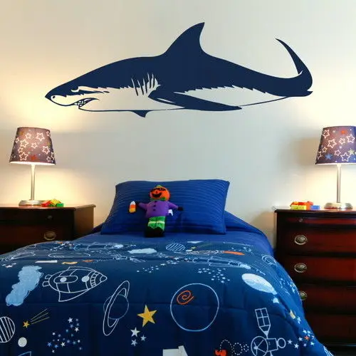 Great White Shark Fish Wall Transfer /Removable Vinyl / Fish Wall
