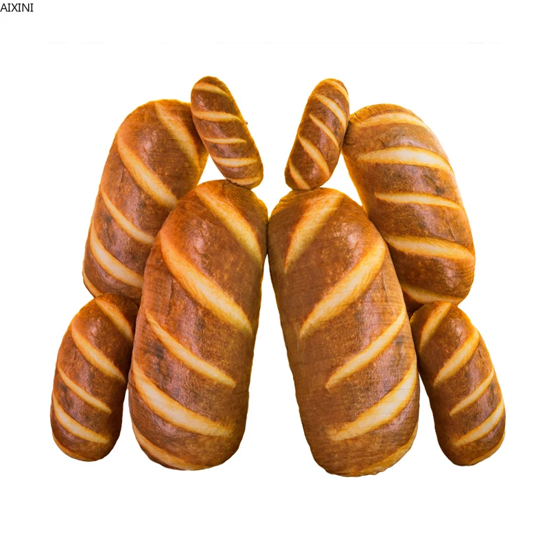 

1Pcs Cute Real Life Plush Bread Pillow Toy Kids Toys for Children Baby Toys Boy Soft Big Food Shaped Girl Present Birthday Gift
