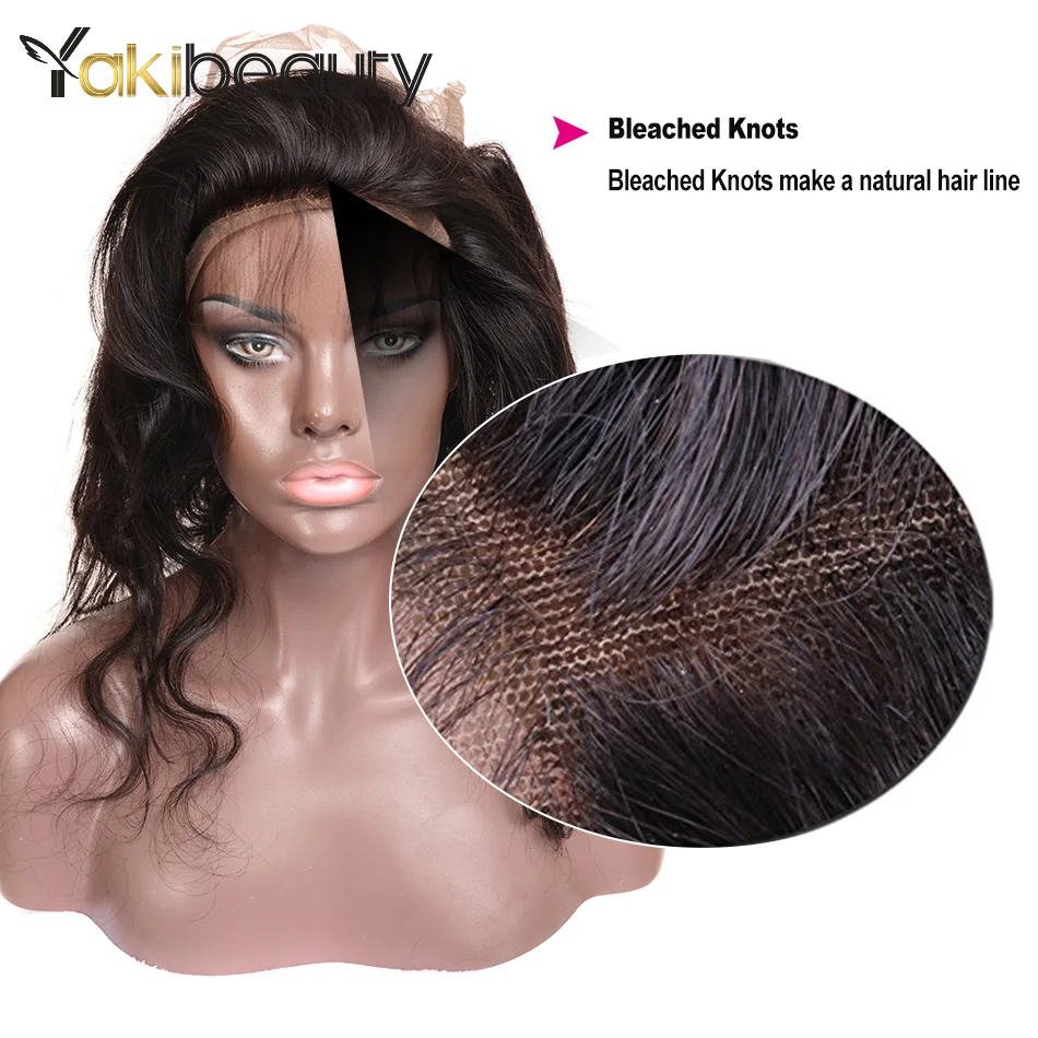 360 Lace Frontal Wig Pre Plucked With Baby Hair Peruvian Body Wave Lace Front Human Hair Wigs For Women Natural Black Remy Hair (13)