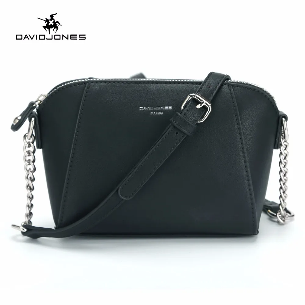 DAVIDJONES New Fashion Women Messenger Bag Female Crossbody Bags For Women Small Purse Feminina Sac PU Leather Shoulder Bag 2018
