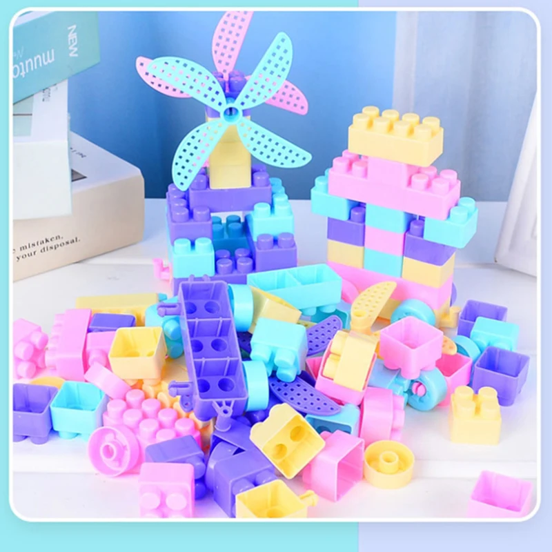 100PCS Colorful Building Blocks Legoings  DIY Creative Bricks Bulk Model Kid Baby Toy Education Toy Assembling City Model Build