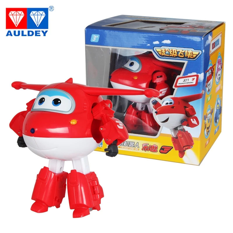 AULDEY Супер Крылья большой 15 см трансформирующий робот JETT DONNIE DIZZY PAUL JEROME ASTRA