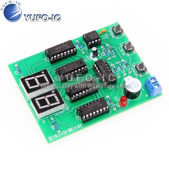 

Basketball game 24 seconds Countdown Electric 2-bit Countdown electronic production Practice electronic teaching kit DIY