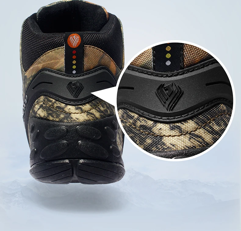 Новые мужские водонепроницаемые парусиновые походные ботинки сапоги противоскользящая износостойкая дышащая одежда обувь для рыбалки Мужская альпинистская высокая обувь