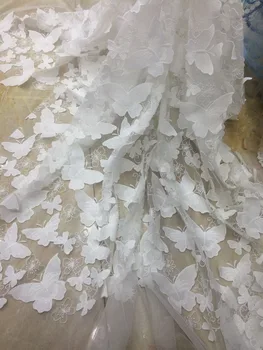 

Embroidered Net Fabric with beads With super Quality yaking-928100 African Tulle Lace Fabric For party Dress