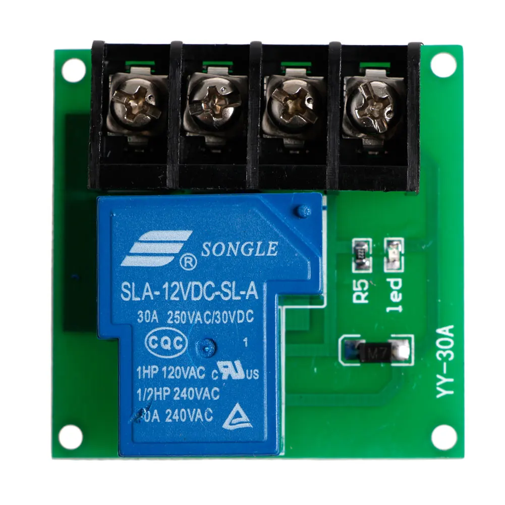 

1 Channel Power Relay Control Board Module 30A Single Switch 12 V #Aug.26