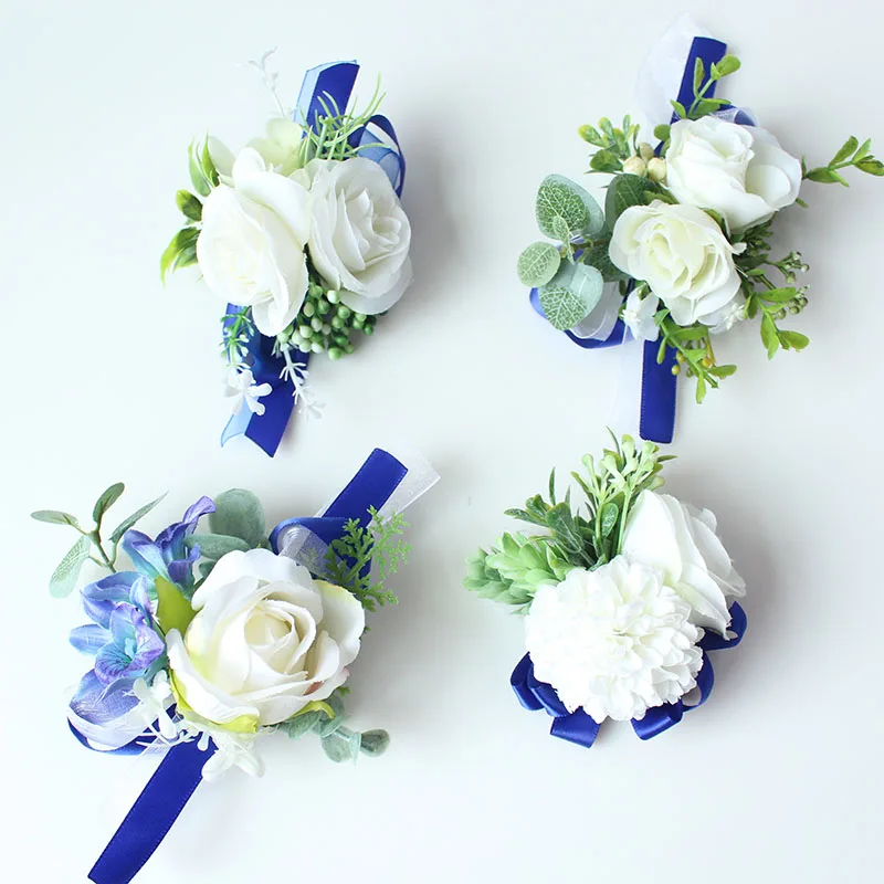Wrist Corsage Bracelet wedding bridesmaid wrist flower  (10)