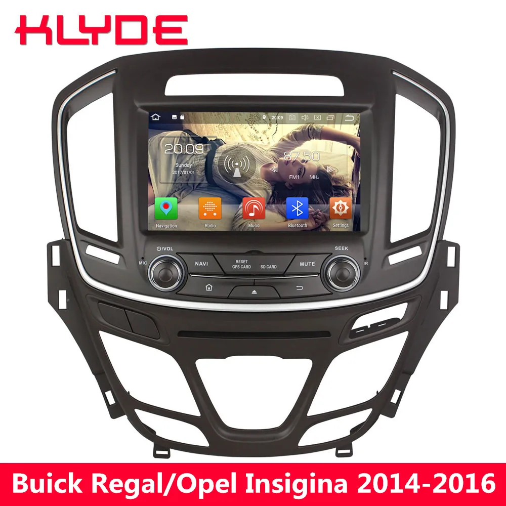 

KLYDE Octa Core 4G WIFI Android 8.0 7.1 6.0 4GB RAM 32GB ROM Car DVD Player Radio Stereo For Buick Regal/Opel Insignia 2014-2016
