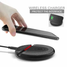 Aanti de silicio y plástico antideslizante soporte para teléfono celular y cargador inalámbrico qi para iphone 8,8 plus, X/Samsung Galaxy S8/S8 Borde