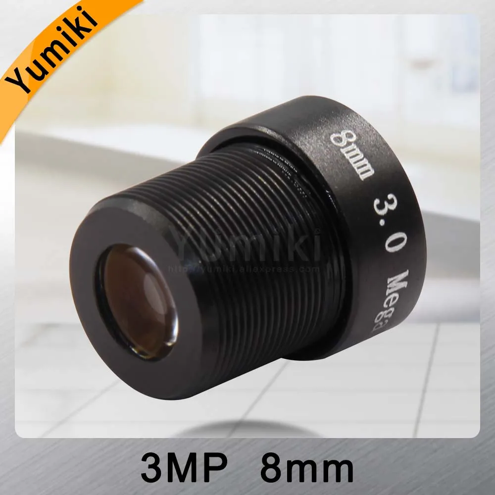 Yumiki 3 0 мегапикселей M12 MTV 8 мм 3MP HD CCTV объектив ИК камеры безопасности с