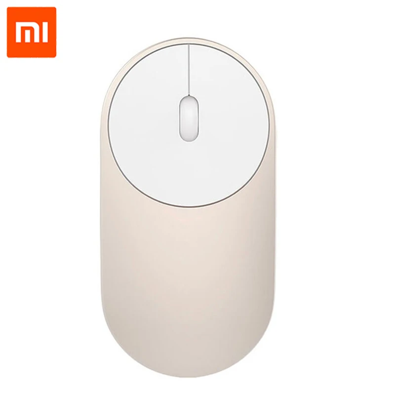 Xiaomi Mi мини беспроводная мышь алюминиевого сплава ABS Материал Поддержка 2 4 ГГц Wi Fi