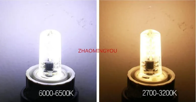 GY6.35 6 Вт Светодиодный светильник переменного тока 12 В 220 В-240 В светодиодный светильник-Кукуруза лампа люстра 3014SMD 64 светодиодный белый/теплый белый светильник