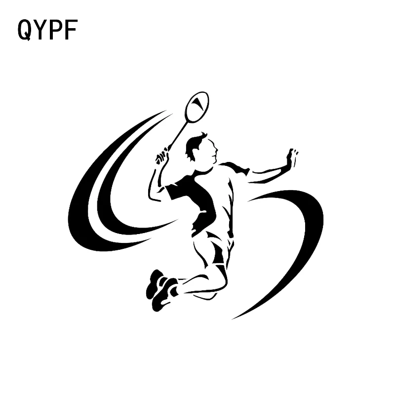 QYPF 14 3*12 8 см теннис спорт Декор виниловая наклейка на автомобиль аксессуары