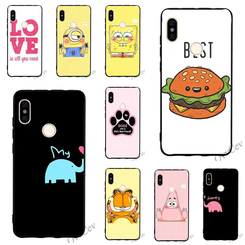 

Shockproof Best Friends Girl Phone Cover for Xiaomi Redmi Note 5 Case 4A 5 Plus 5A Prime 4X 6A 6 Pro TPU