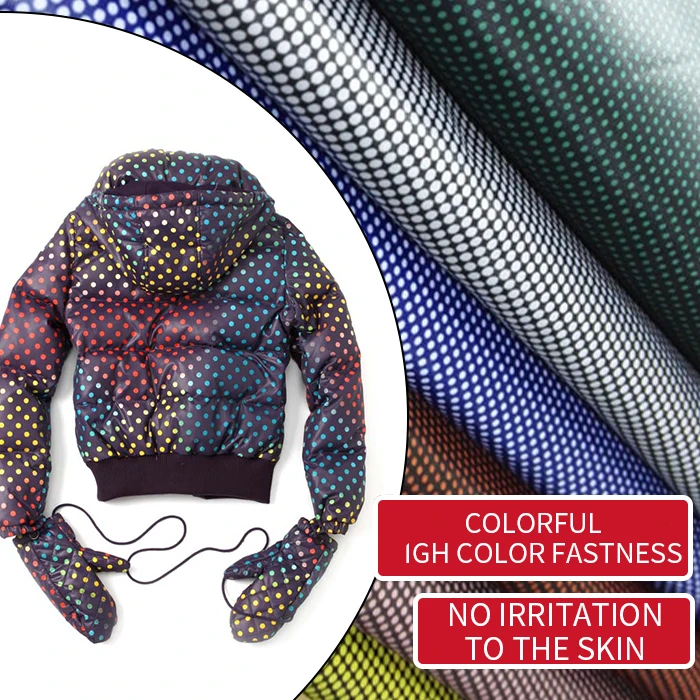 Размер 100 см* 150 см набивная полиэфирная ткань для пуховиков/ткань для пуховиков с принтом/ткань для пуховиков из полиэстера