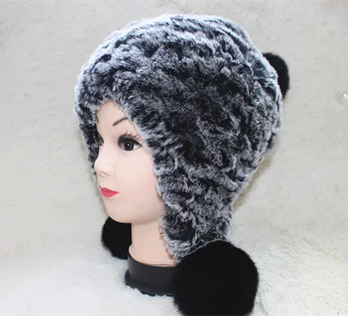 LinhaoshengyueFur hat, шапка из кроличьего меха, модная женская меховая шапка, Зимняя женская шапка, женская