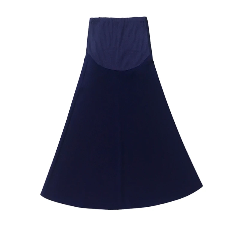 New Fashion Korean Version of the Stretch Maternity Skirt Stomach Lift Skirt Summer Loose Half Body Pregnancy Dress