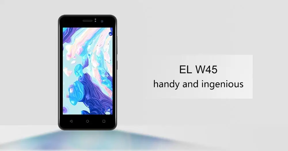 KENXINDA EL W45 Smartphone 4.5'Inch Display 8GB+512M Android 6.0 MTK6580 Quad Core 5.0MP+2.0MP 1700mAH Dual Card 3G Mobile Phone