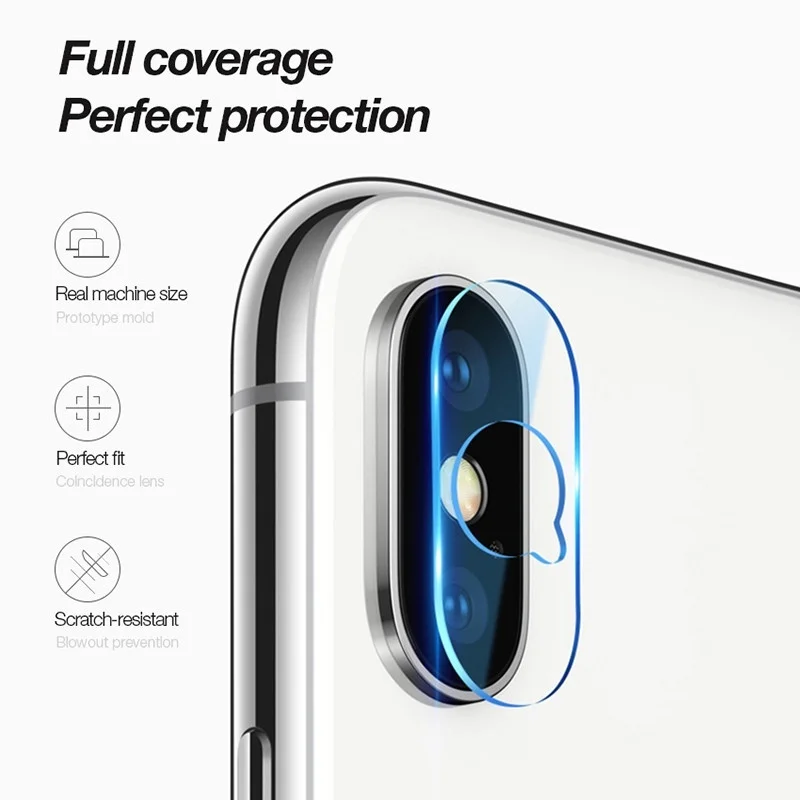 Объектив камеры для iPhone X 7 8 6s Plus XR XS Max Cristal защита стекла для Apple iPhone Защита объектива телефона Pantalla