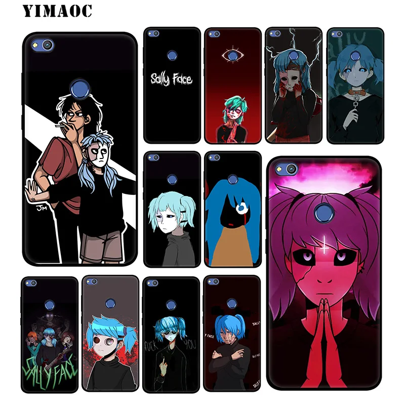 

YIMAOC Sally Face Game Soft Case For Huawei Honor 10 8X 8 8C 6A 7A 7X 7C Lite Pro Y9 Y7 Y6 Prime 2018 2017 Note 10