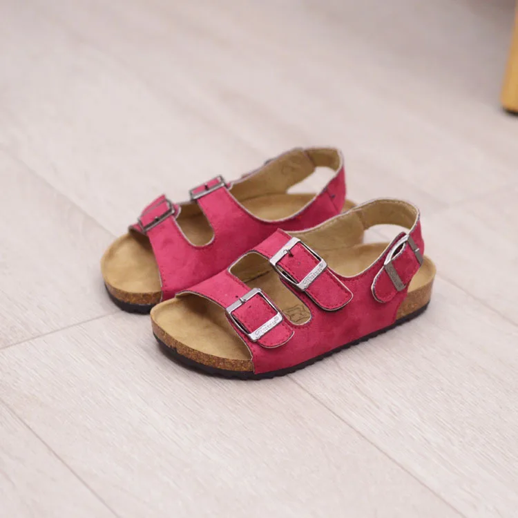 New Sandals Child Footwear For Children Sandals Girls And Boys Sandals Breathable Flats Shoes Summer Comfortable cork sandals 3