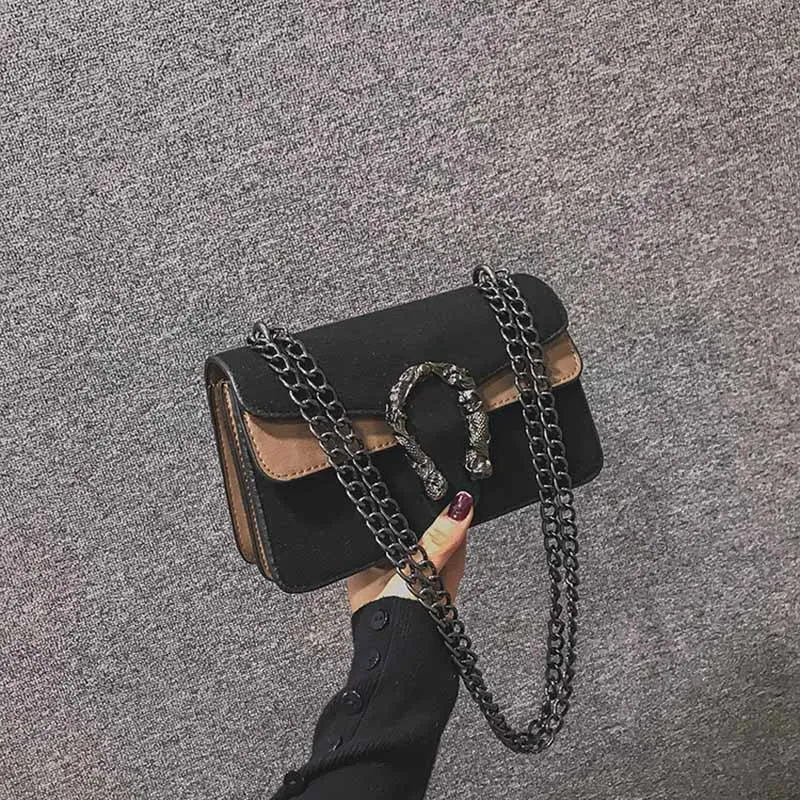 Women Fashion Design Chains Shoulder Bag Luxury Leather Female Exuqisite Handbag Holiday Crossbody Lady Casual Flap Bolsa SS3497 (9)