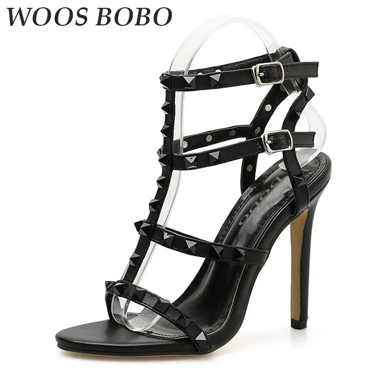 

BOBO Luxury Brand Sexy Gladiator Sandals Women Summer Red Wedding Heels Female Casual Fashion High Heels Womens Sandals Open Toe