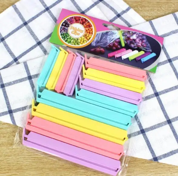 

12Pc/Lot 3 sizes Sealing Clips Househould Food Snack Storage Sealer Clamp