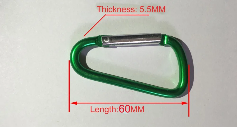 mini Climbing Carabiners Size