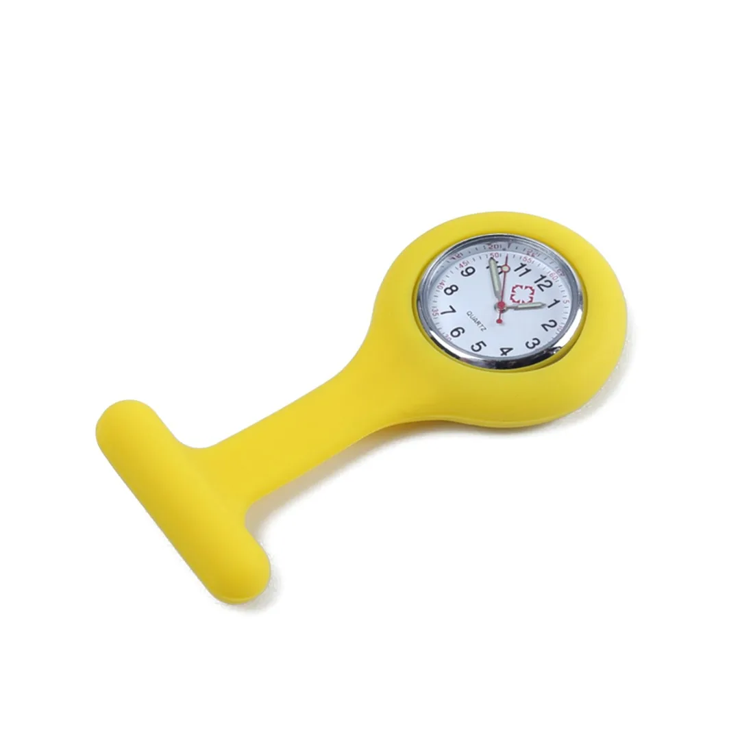 Quartz Fob Nurse Watch 2019 Silicone Brooch Luminous Pocket Watches reloj de bolsillo Doctor Medical Tunic Watch With Battery