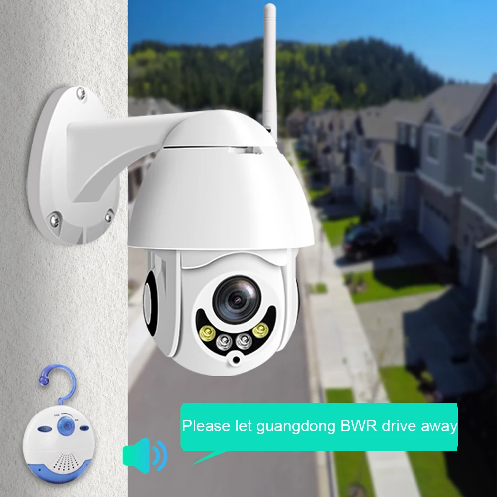 Беспроводная IP камера JORANK 1080P с поддержкой Wi Fi двусторонняя аудиосвязь 5 кратный