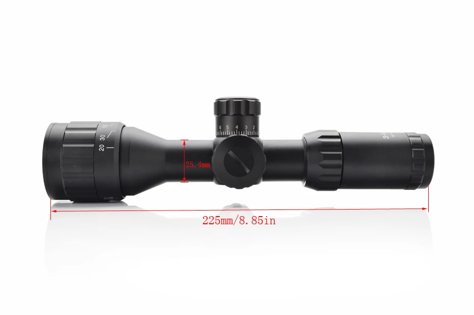 Тактический охотничий 3-9X32 AOIR Riflescope красный и зеленый Mil точка с подсветкой провод Сетка Оптика прицел