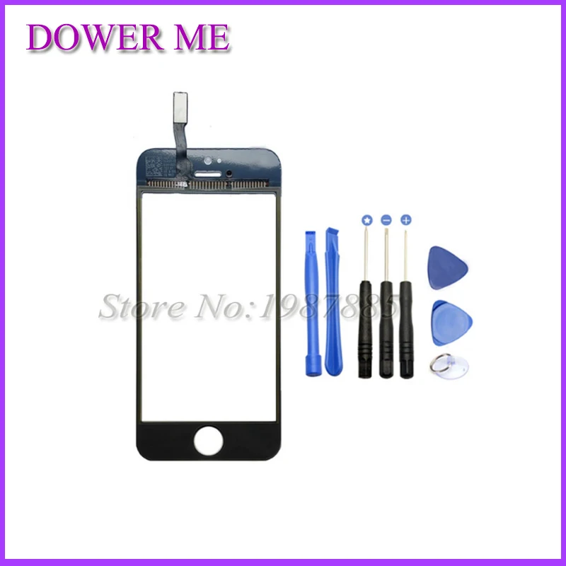 

1pcs White black Front Glass Lens + Touch Screen Digitizer For iPhone 5c i5c Replacement Outer Touch Panel Screen Case