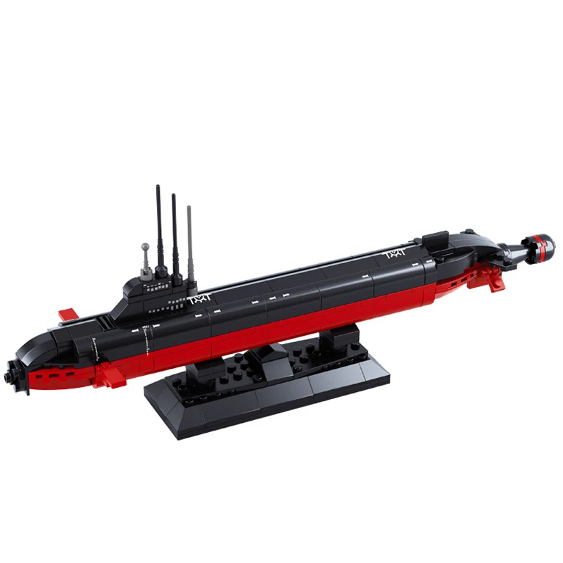 

193pcs Children's educational building blocks toy Compatible Legoingly city Military series nuclear submarine submarine model