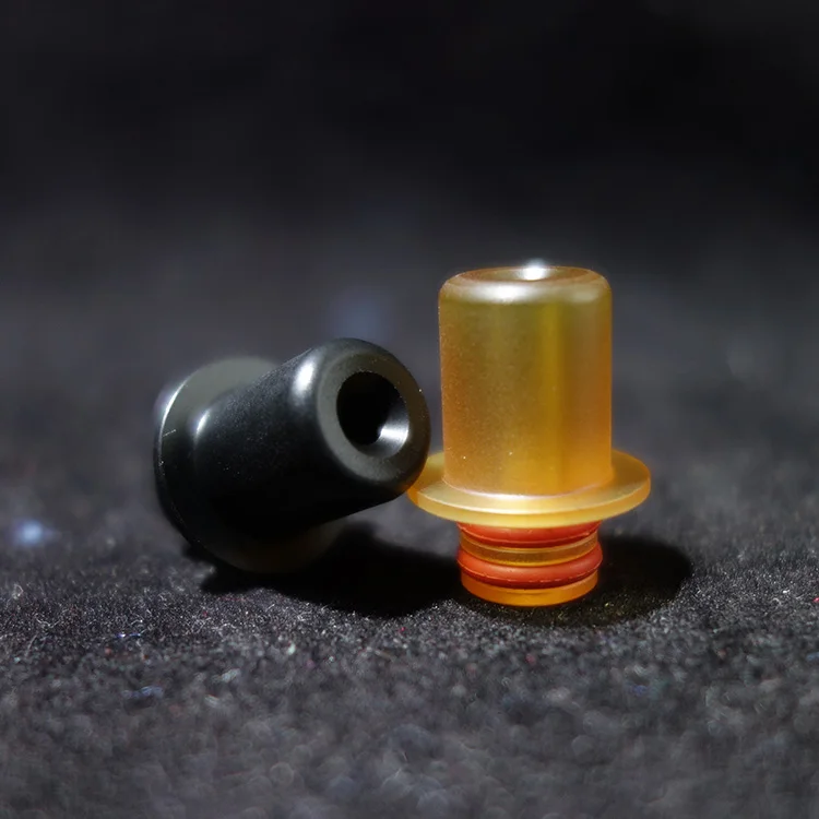 10 шт./лот PEI mtl капельный наконечник 510 ultem pom длинный мундштук желтый черный 3 мм