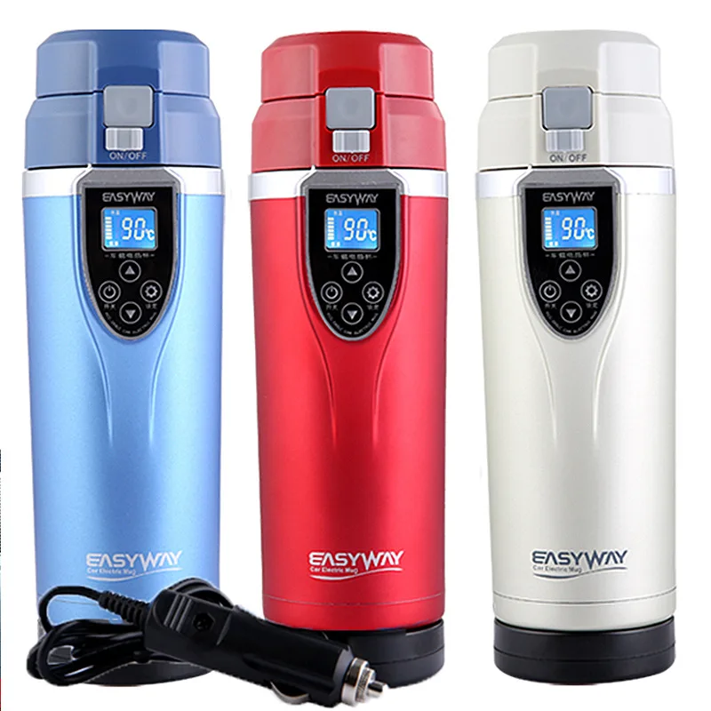 

Vehicle-mounted electric cup Vehicle-mounted boiling cup Stainless steel heating cup Insulation cup kettle 12V/24V Universal