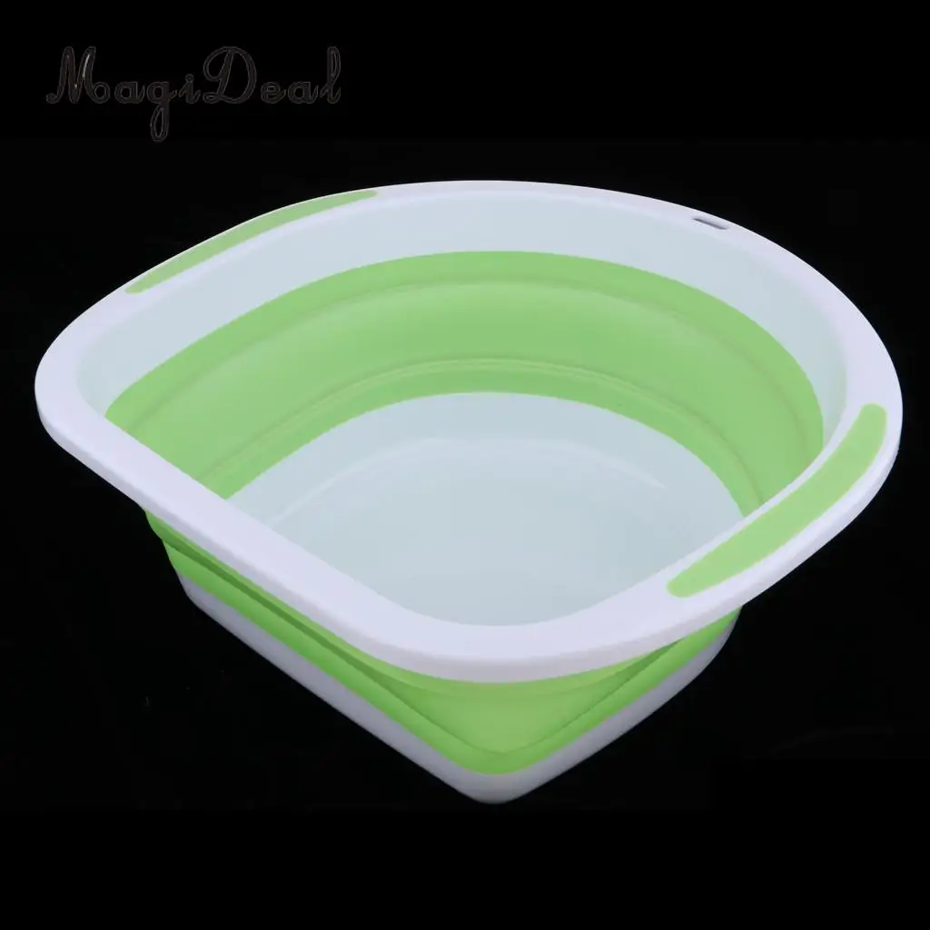 Portable Collapsible Dish Tub Foldable Washing Basin, Anti-slip Design, Saving Space