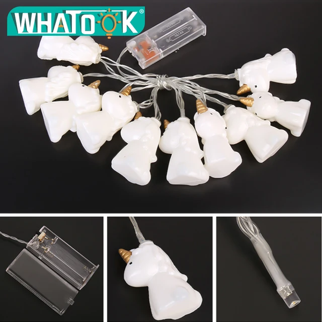 Unicorn String Light Christmas Lights Outdoor Indoor LED Lamp Luminaria Wedding Birthday Decoration Home Party Holiday Lighting