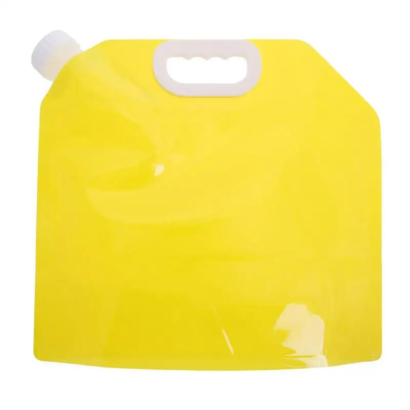 5L Складная прозрачная Портативная сумка для хранения воды для занятий спортом на открытом воздухе, пеших прогулок, подъемная бутылка для выживания
