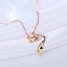 Chandler requintado banhado a ouro raposa colares & pingente para mulher raposa colar corrente animal gargantilha moda feminina jóias