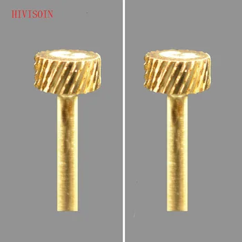 

2PCS HIVISOIN Carbide Nail Drill Bit - 2-Week Backfill Bit C (Gold)