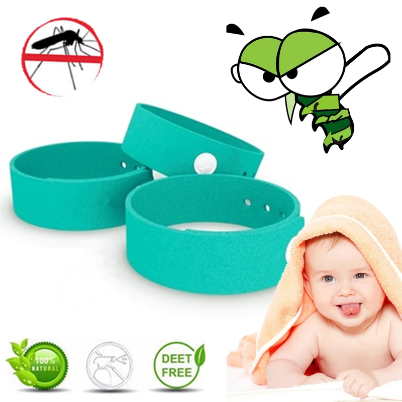 30pcs/lot Mosquito Repellent Bracelet Anti Mosquito Band Insect Control