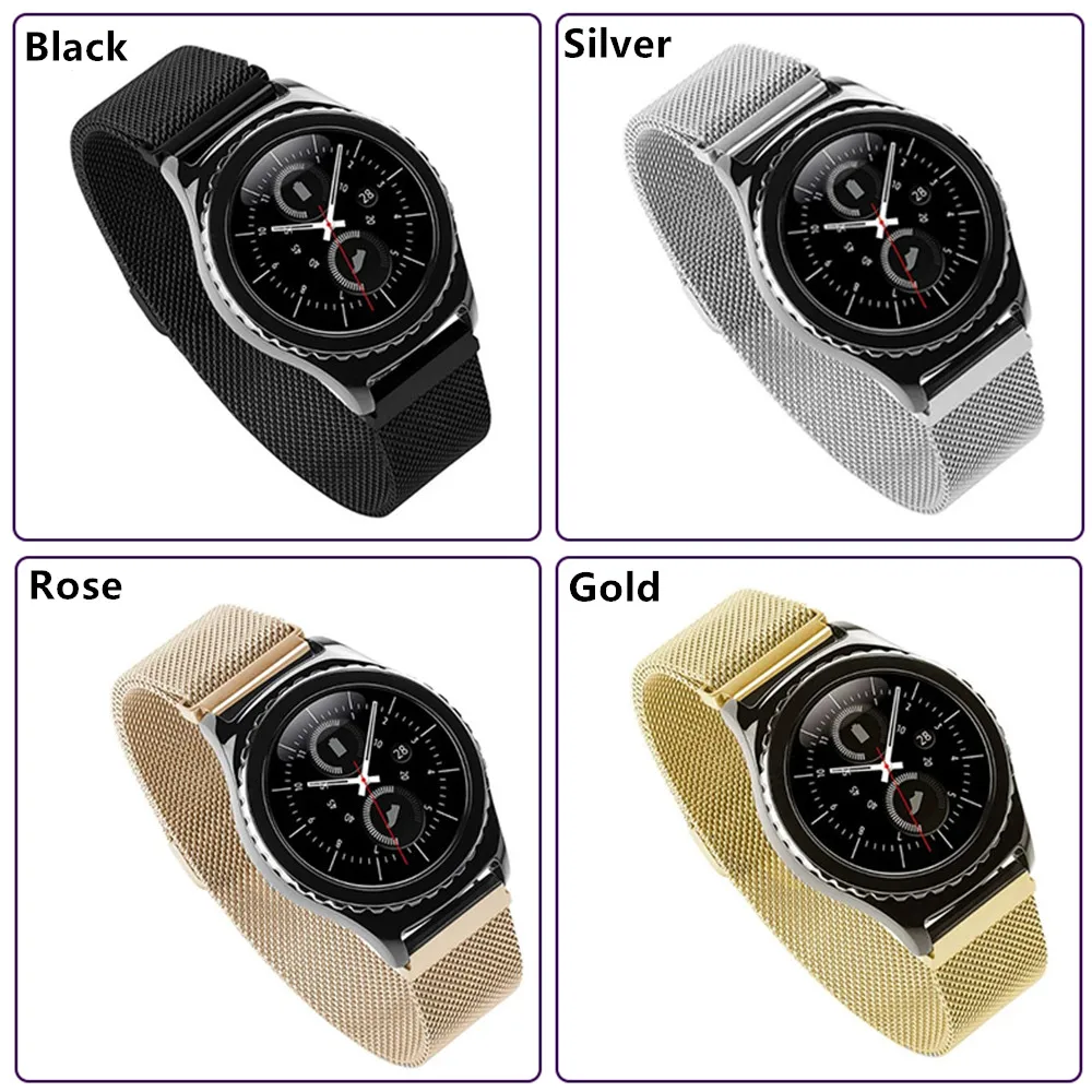 Gear S3 frontier ремешок для samsung Galaxy watch 46 мм ремешок 22 мм Миланская петля браслет из нержавеющей стали ремешок для часов gear S 3 46 мм
