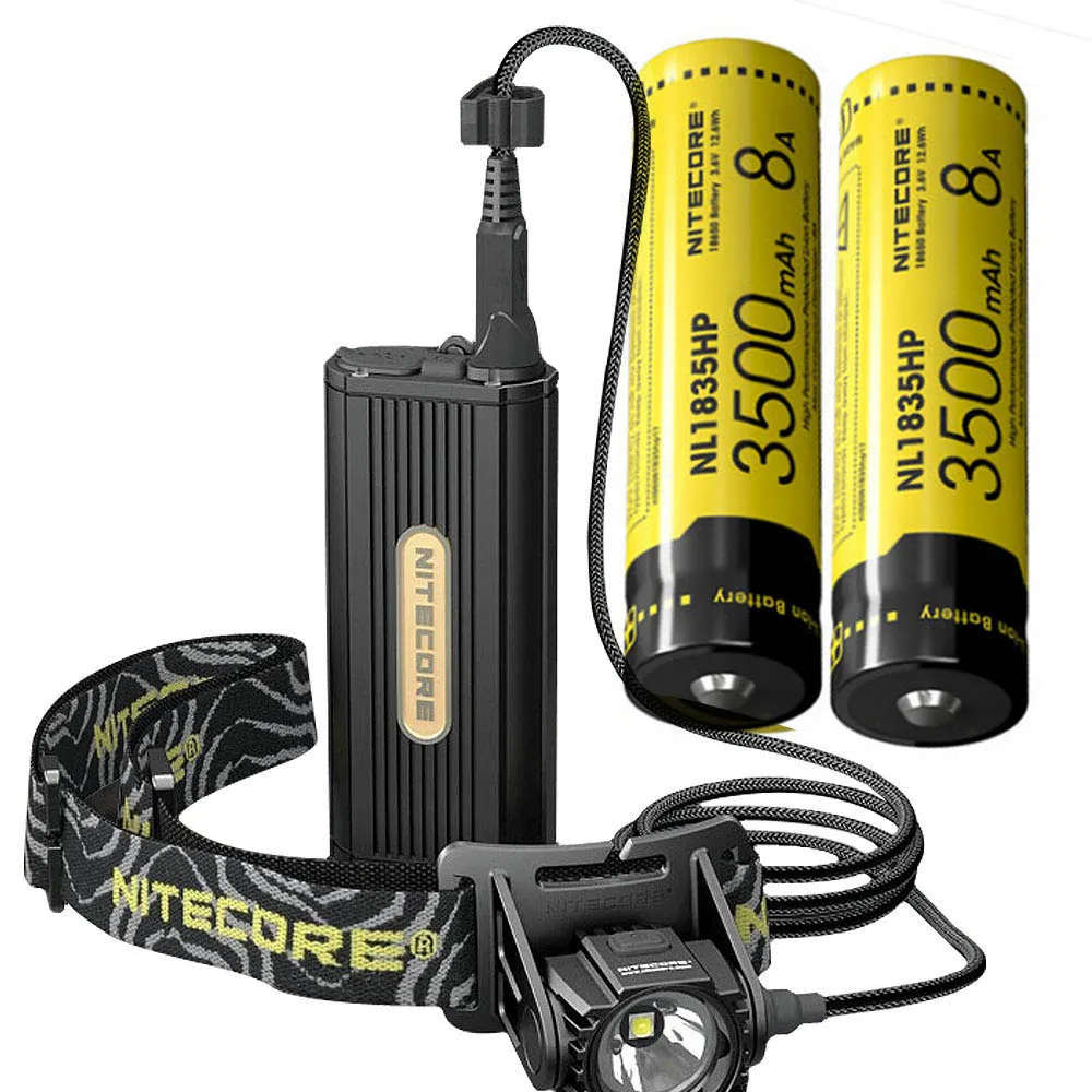 

NITECORE HC70 Head Light CREE XM-L2 U2 LED max 1000LM beam distance 182 meter rechargeable headlight outdoor headlamp + NL1835HP