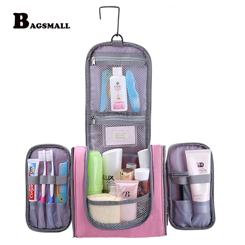 Bagsmall большой Ёмкость Travel Kit несессер с вешалкой крюк полифениленсульфида